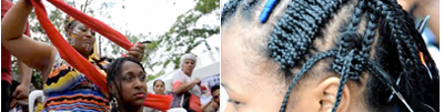アフリカ系の美容師らによるヘアスタイル・­コンテスト